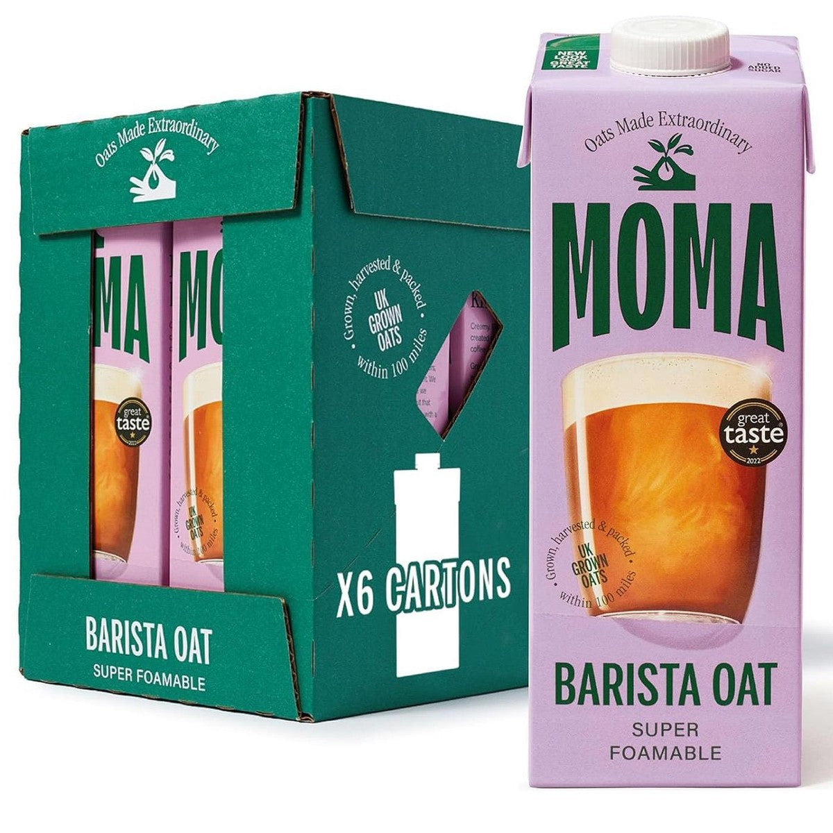 MOMA Barista Oat Drink — 6 × 1L