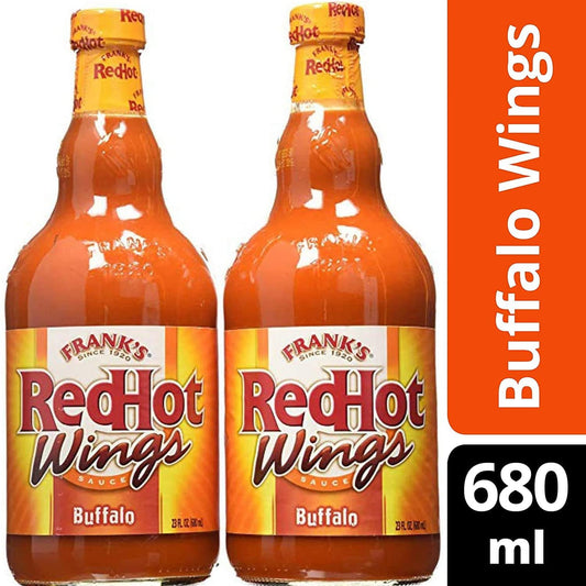 Frank's Redhot Buffalo Wing Sauce, Pepper, 680 ml X 2