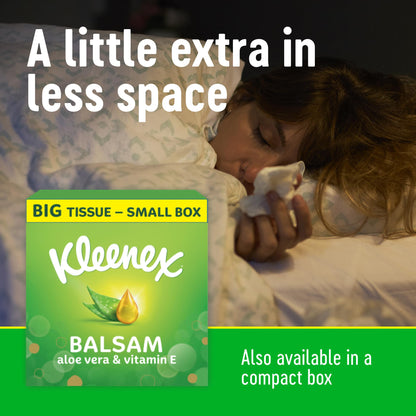 Kleenex Balsam Facial Tissues, Pack of 12 Boxes