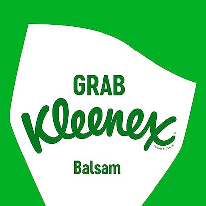 Kleenex Balsam Facial Tissues, Pack of 12 Boxes