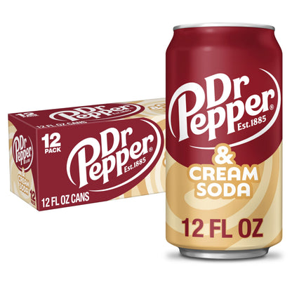Dr Pepper Cream Soda — 12 × 355ml