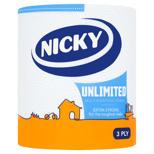 Nicky Unlimited Kitchen Towel — Full Case 6 Rolls