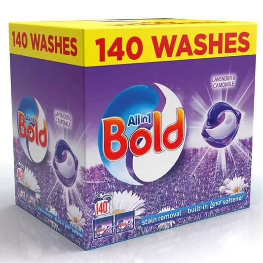 Bold All-in-1 PODS Washing Liquid Laundry Detergent Capsules