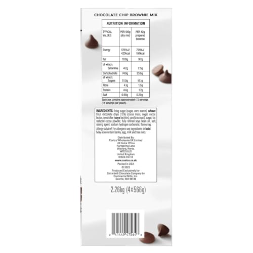 Ghirardelli Premium Brownie Mix Chocolate Chip 2.26kg
