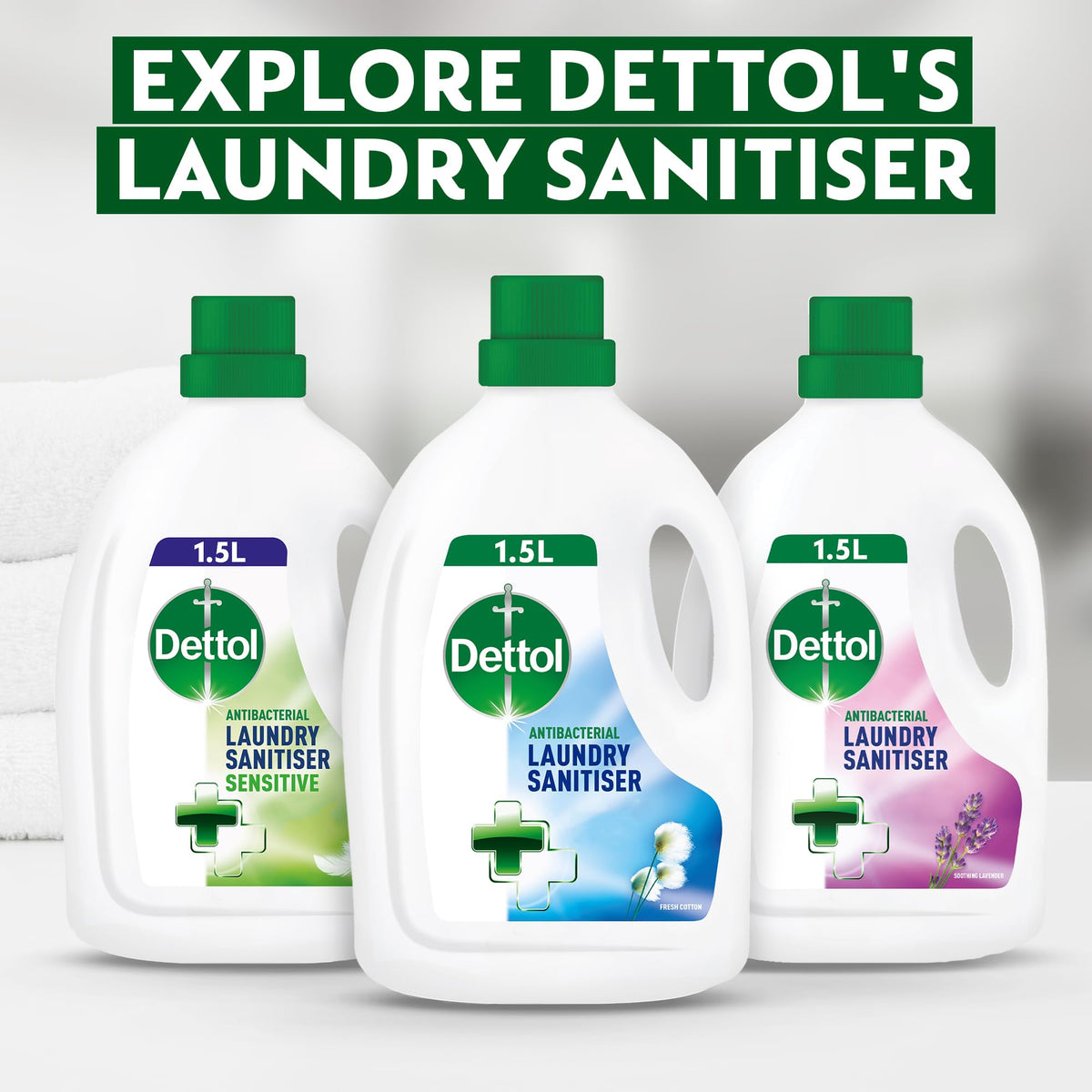 Dettol Washing Machine Cleaner — 3 × 250ml