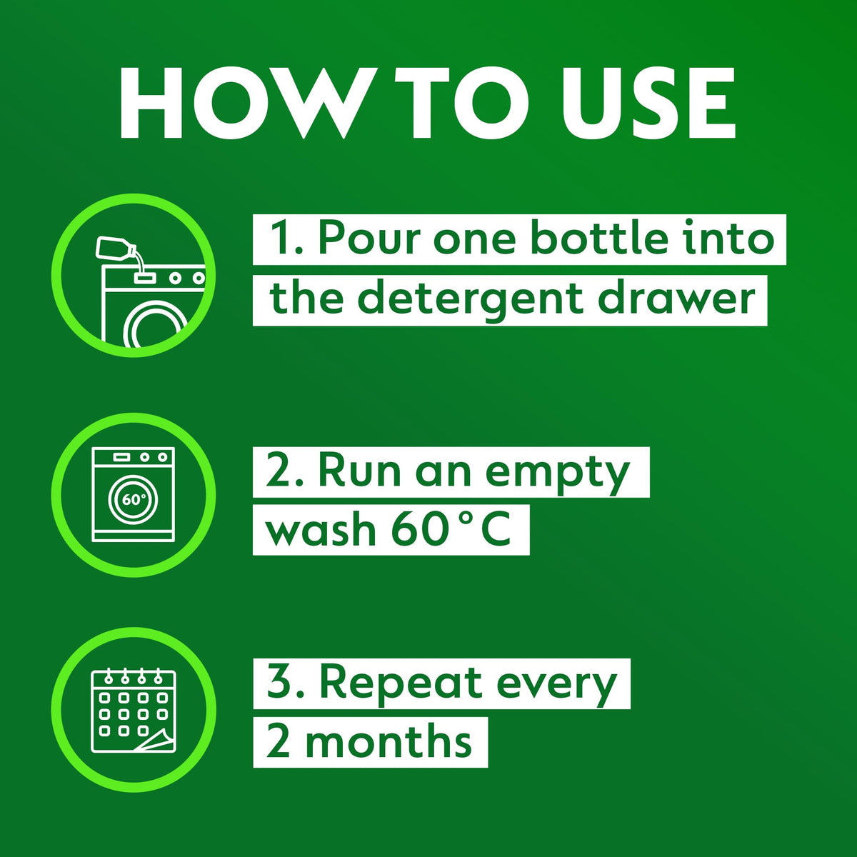 Dettol Washing Machine Cleaner — 3 × 250ml