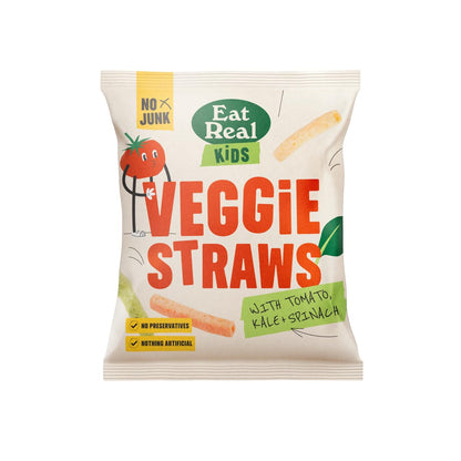 Eat Real, Kids Veggie Straws Multibox, 24 x 20g