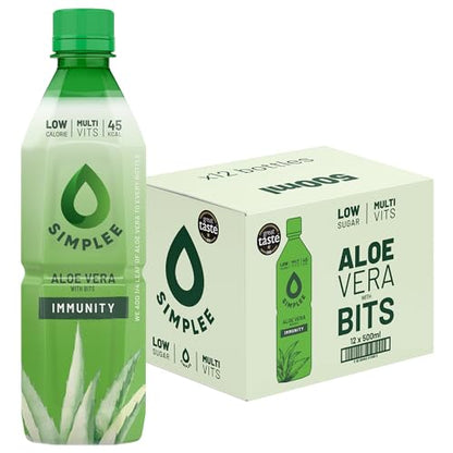 Simplee Aloe Vera Drink with Bits — 12 × 500ml