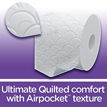 Andrex Supreme Quilts Quilted Toilet Paper - 16 Toilet Roll Pack - 25% Thicker Than Before to Provide Ultimate Quilted Comfort with Unique Air Pocket Texture